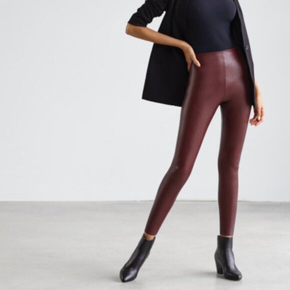 New! Commando Faux Leather Legging -‎ Oxblood - Picture 2 of 8
